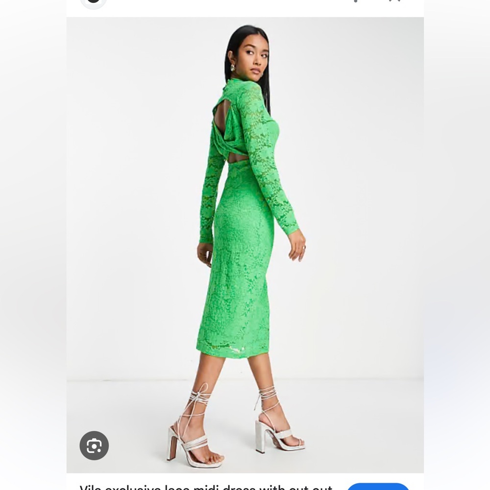 Vila lace midi dress